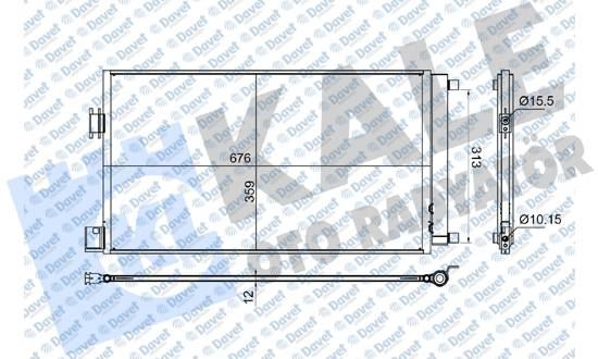NIS-941386 Klima Radyatoru Adblue Express Duster Ii